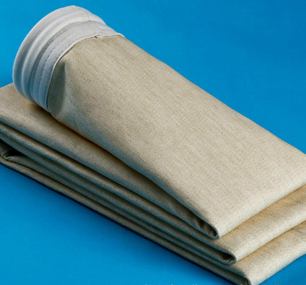 Oil Water Repellent Aramid Filter Bag High Filtration Blow Speed
