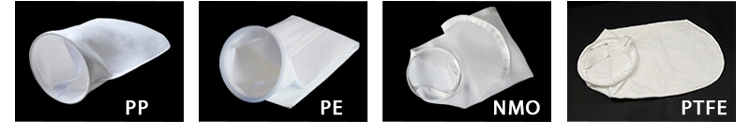 맞춘 산업용 필터 성공 단 섬유 나일론 PE PP PTFE 물 여과 작용 액체 필터 가방