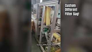 폴리에스테르 Nomex PTFE 필터 백