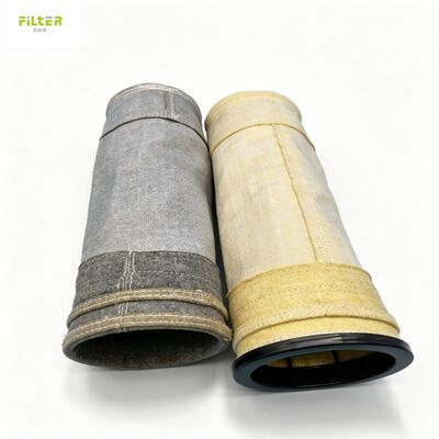품질  Manufacture High temperature PPS aramid fiberglass dust filter bag for baghouse 공장
