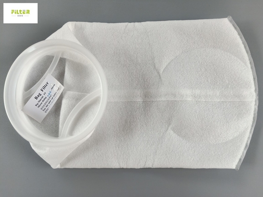 플라스틱 링과 PTFE PP 물 필터가방 100 마이크론