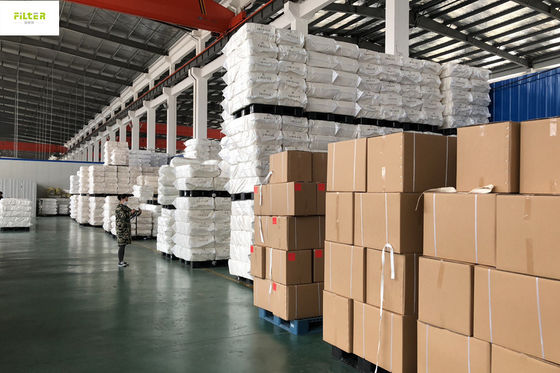 450 - 550g 시멘트 산업 고온 필터 가방 노멕스 아라미드 펄스/초 P84