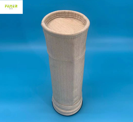 450gsm - 제강소 발전소 시멘트 플랜트를 위한 550gsm 아라미드 노멕스 필터가방