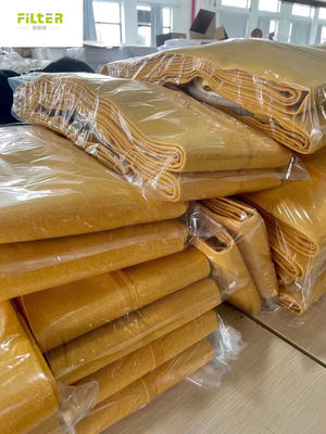 폴리에스테르 PP 노멕스 PPS PTFE P84 섬유 유리 필터는 350gsm ~ 850gsm에 소매를 답니다