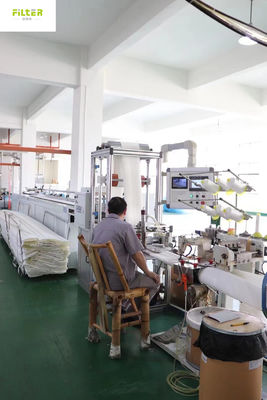 PTFE 배경막 750gsm 흡진장치 필터가방 사용자 지정 크기