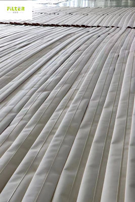 증기 처리를 위한 100% PTFE 섬유 백하우스 PTFE 필터가방