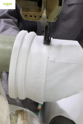 산업적 폴리프로필렌 PTFE PPS 아라미드 섬유 유리 P84 필터 슬리브 850GSM