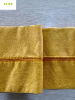 시멘트 소성로 매연 가스 여과를 위한 높은 온도 빈 우븐 P84 PPS 먼지 필터 주머니