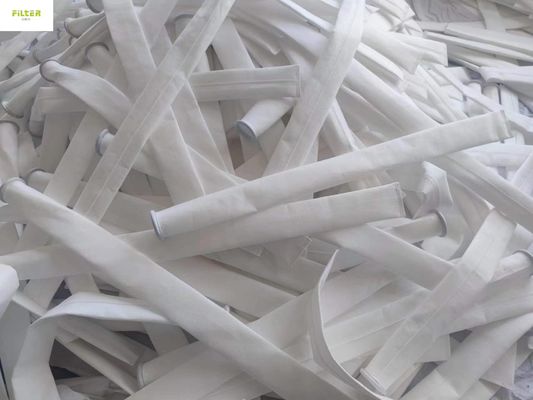 산업적 비 우븐 흡진장치 폴리프로필렌 필터가방 450GSM