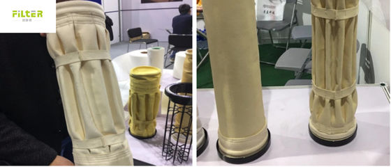 시멘트 공장용 노멕스 플레이트 산업용 먼지 필터 봉지