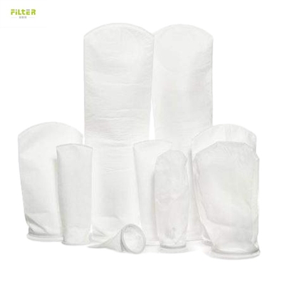 꿰매고/접속된 액체 필터 봉지 0.5-300 미크론 PE / PP / NMO / PTFE