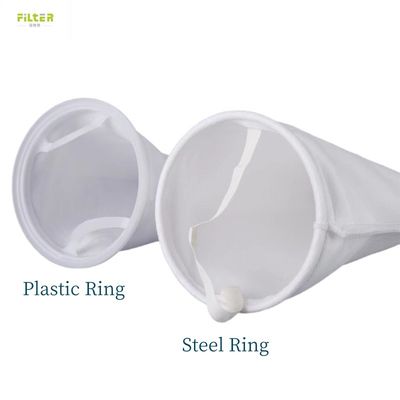PTFE 나일론 PP PE 액체 필터 봉지 7 인치 지름 18cm 길이