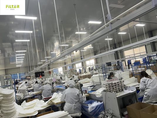 1 5 10 25 50 75 100 150um 폴리에스터 액체 필터 맷백 플라스틱 반지