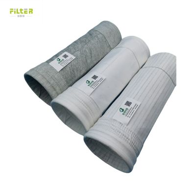 좋은 항산 450GSM~550GSM PTFE 막 필터 가방과 함께 폴리에스터