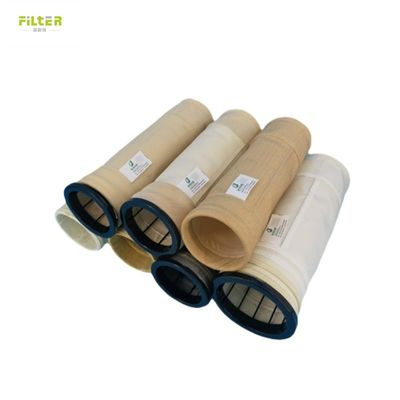 가습기 550GSM 노멕스 폴리에스터와 PTFE 막 필터 수갑 먼지 수집기