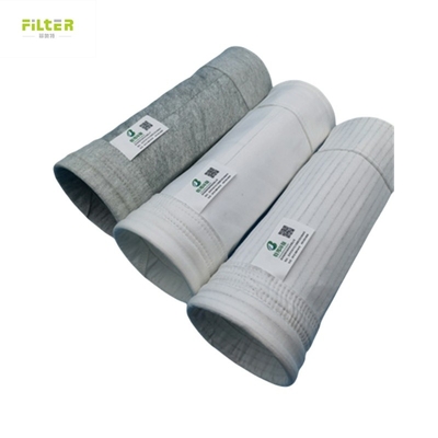 산업용 먼지 수집기 550GSM 미크론 섬유 폴리에스터 반 정적 필터 가방