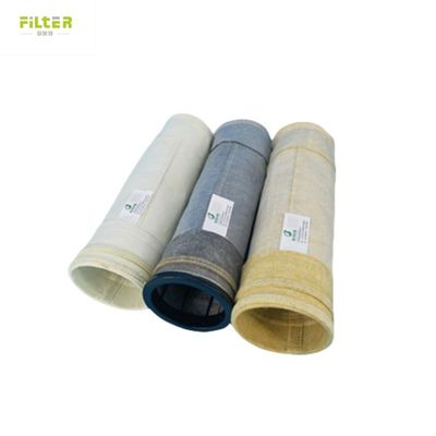 공기 필터 사용 노멕스 폴리에스터 PPS PTFE 유리섬유 필터 봉지