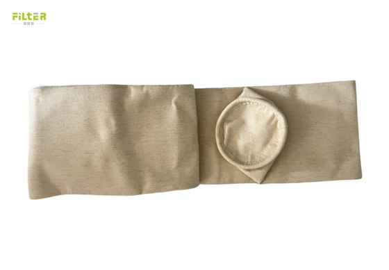 550gsm 산업용 Nomex 아라미드 필터 백 집진기 시멘트 필터 백