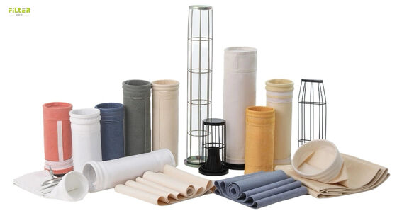 산업용 펠트 필터 백 Nomex PTFE 멤브레인 필터 백 160X6000mm