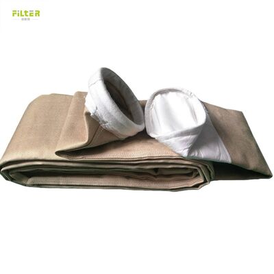 내구성 있는 폴리에스터 P84 Nomex PPS PTFE 유리섬유 필터 가방