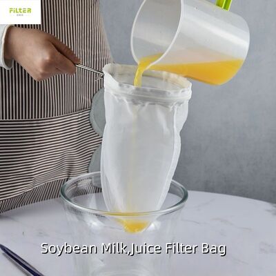 Food Grade Nylon Soy Milk Filter Bag Juice Filter Bag for Kitchen