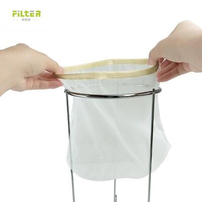 액체 필터 백 내구성 나일론 메쉬 식품 등급 소재 재사용 가능 디자인 미세 메쉬 여과 다중 마이크론 옵션 드로스트링 마감