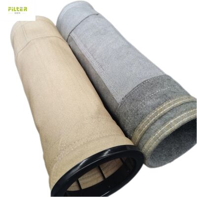 산업용 백 필터용 내식성 고온 유리섬유 아라미드 PPS PTFE 필터 백