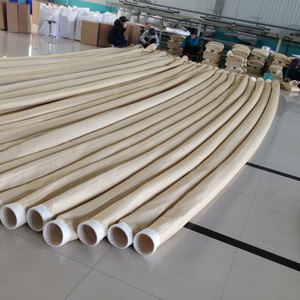 반대로 - 마포 Ptfe 막 여과 백 Nomex Aramid 바늘 펠트