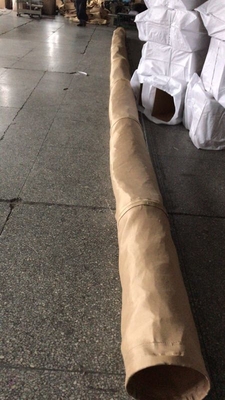 먼지 제거 섬유유리 Baghouse 여과 백 630GSM 고열 저항하는