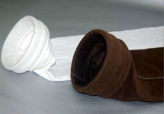 발전소 PTFE Baghouse 여과 백 750GSM 1000mm~8000mm 길이