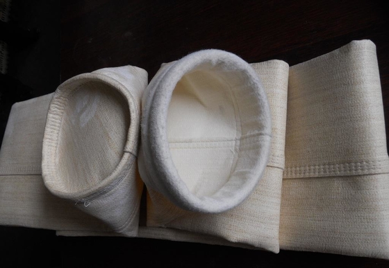 비 관례 - Asphlt 식물을 위한 길쌈된 Nomex 여과 백 450GSM~550GSM
