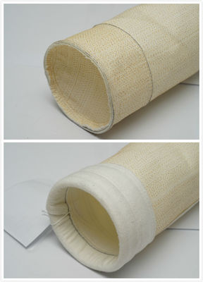 수직 기류 PTFE 막을 가진 고열 여과 백 Aramid 여과 백