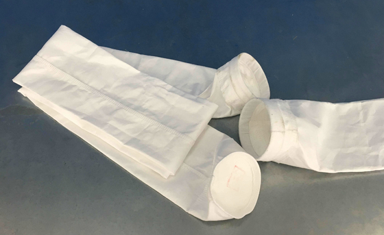 산업 PTFE 테플론 맥박 제트기 직물 여과 백 물 및 내유성 Treament