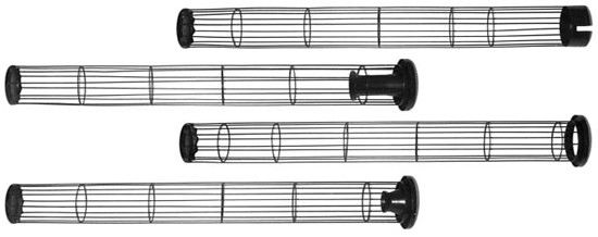 실리콘 아연에 의하여 도금된 고열 여과 백 감금소/부대 지원 감금소 관례 모양을 Spay