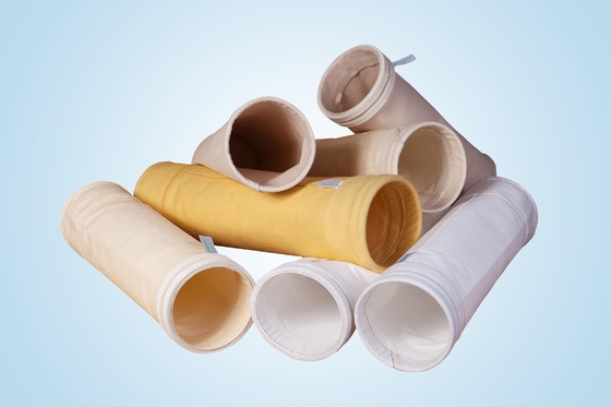 석탄 보일러를 위한 짠것이 아닌 바늘 펠트 PPS 여과 백 450GSM~550GSM
