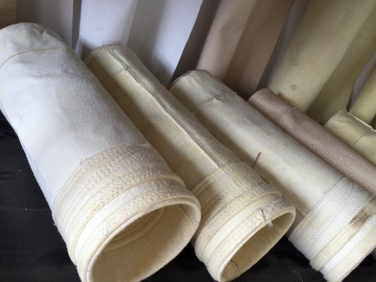 시멘트 기업을 위한 Arcylic 바늘 펠트 먼지 수집가 여과 백 450GSM~550GSM