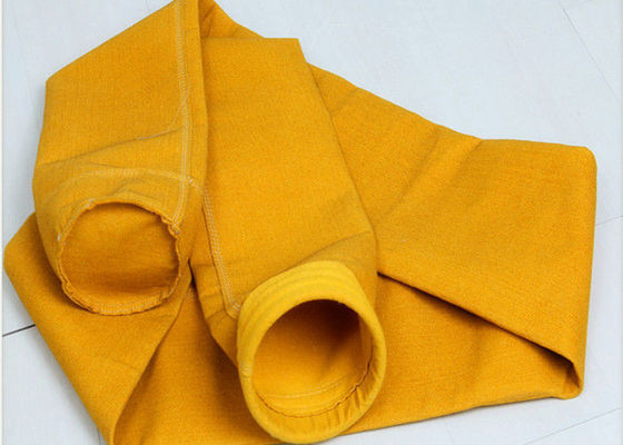 Polyimide (P84) PTFE 막에 의하여 주문을 받아서 만들어지는 크기를 가진 고열 여과 백