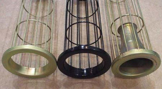 공기 먼지 수집가를 위한 직류 전기를 통한 강철 여과 백 감금소 매끄러운 표면