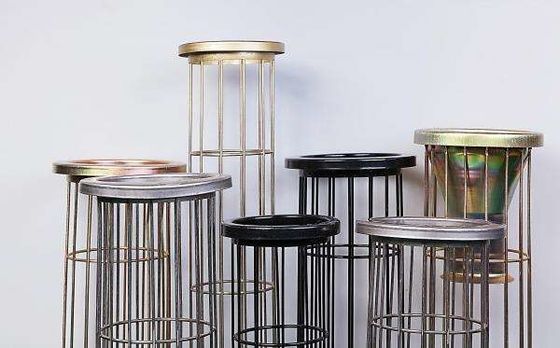 탄소 강철 Baghouse 여과 백은 고강도 주문을 받아서 만들어진 크기를 감금합니다