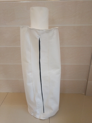 주문을 받아서 만들어진 백색 폴리에스테 여과기 바륨, 물 처리 먼지 여과 백