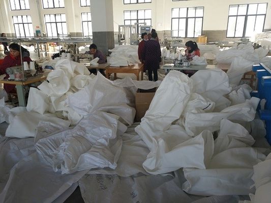 물 처리를 위한 주문을 받아서 만들어진 지퍼 백색 폴리에스테 액체 여과 백