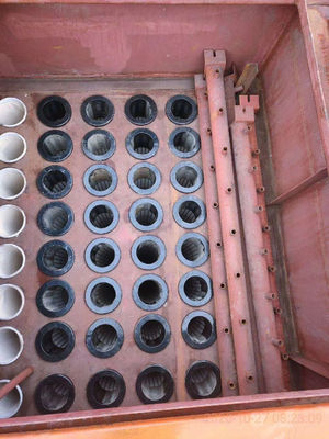 발전소를 위한 높은 기온 630GSM 7 반지 260 도 RABH 섬유 유리 필터가방