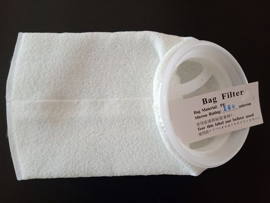거는 루프 꿰매는 나일론 60 미크론 메쉬 필터 백 플라스틱 링