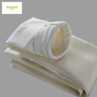 High Temperature 550GSM Acrylic Baghouse Filter Bags White
