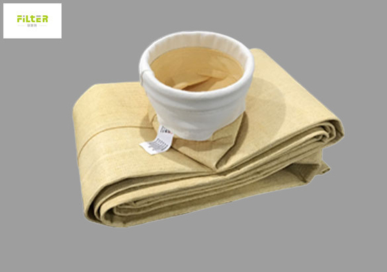 먼지 여과기를 위한 550GSM Aramid Nomex 고열 여과 백