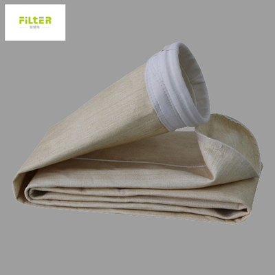 제철 산업에서 높은 효율 550GSM 노멕스 아라미드 먼지 필터 주머니