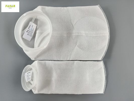 플라스틱 링과 속건성 접착제 PP 액체 필터 봉지 5 마이크론