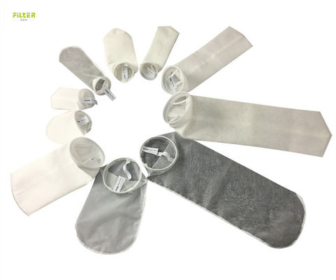 플라스틱 링과 속건성 접착제 PP 액체 필터 봉지 5 마이크론