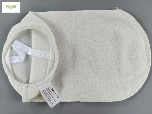 강철 링과 100 마이크론 PP 메쉬 액상수 여과 작용 자루